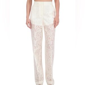 BCBGMaxAzria Cream Lace Women's Trousers